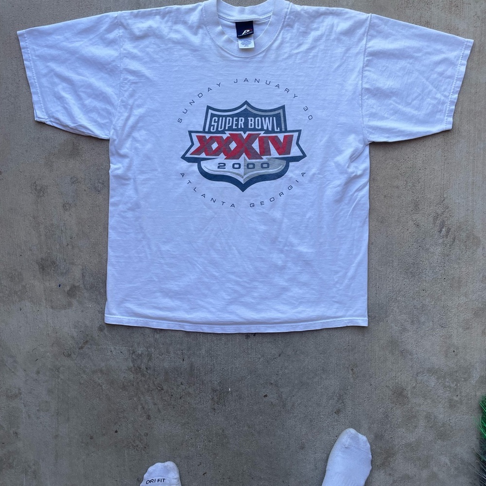 Vintage 2000 Pro Player SuperBowl XXXIV Graphic Tee (XL)